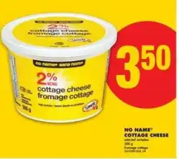 No Frills NO NAME COTTAGE CHEESE offer