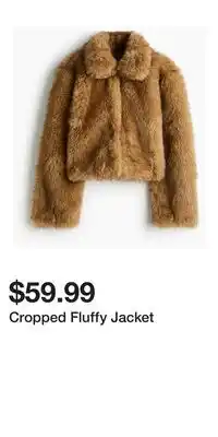 H&M Cropped Fluffy Jacket offer