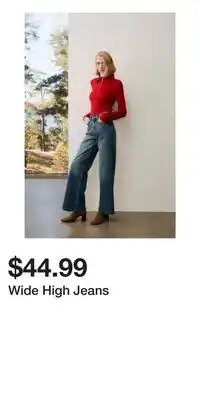 H&M Wide High Jeans offer