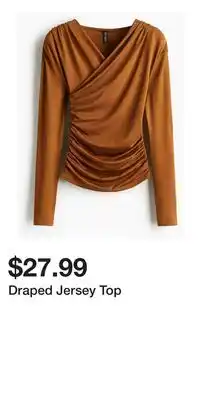 H&M Draped Jersey Top offer