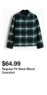 H&M Regular-Fit Wool-Blend Overshirt offer