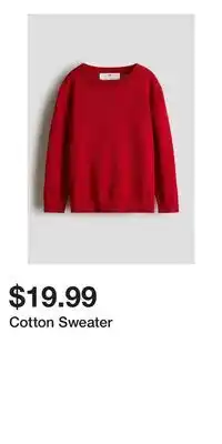 H&M Cotton Sweater offer