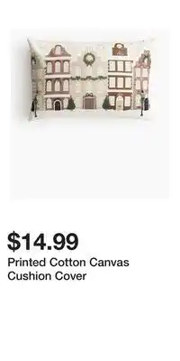 H&M Printed Cotton Canvas Cushion Cover offer