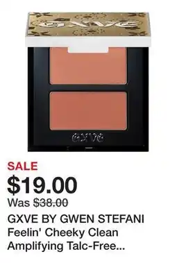 Sephora GXVE BY GWEN STEFANI Feelin' Cheeky Clean Amplifying Talc-Free Blush Duo offer