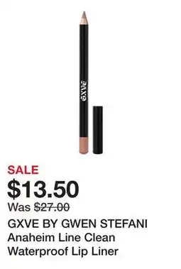 Sephora GXVE BY GWEN STEFANI Anaheim Line Clean Waterproof Lip Liner offer