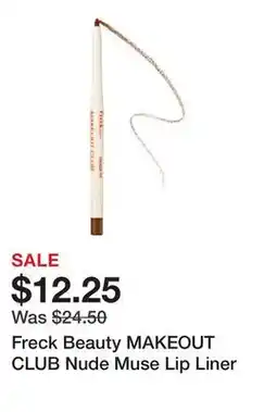 Sephora Freck Beauty MAKEOUT CLUB Nude Muse Lip Liner offer