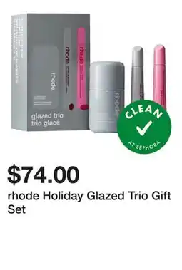 Sephora rhode Holiday Glazed Trio Gift Set offer