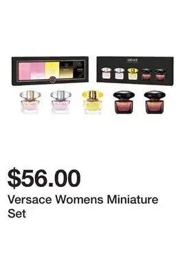 Sephora Versace Womens Miniature Set offer