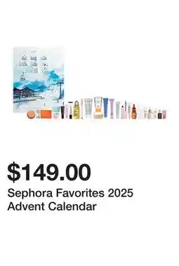 Sephora Sephora Favorites 2025 Advent Calendar offer