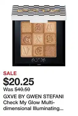 Sephora GXVE BY GWEN STEFANI Check My Glow Multi-dimensional Illuminating Talc-Free Highlighter offer