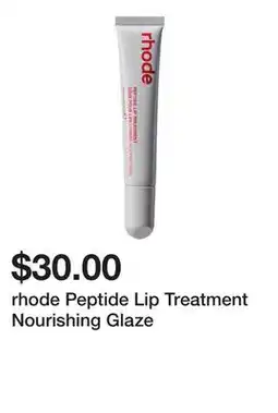 Sephora rhode Peptide Lip Treatment Nourishing Glaze offer
