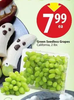 Save on Foods Green Seedless Grapes offer