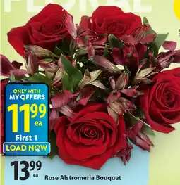 Save on Foods Rose Alstromeria Bouquet offer