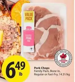 Save on Foods Pork Chops offer