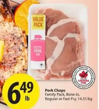 Save on Foods Pork Chops offer