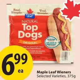 Save on Foods Maple Leaf Wieners offer