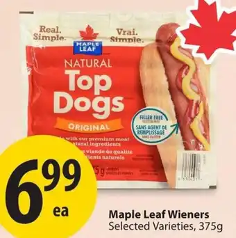 Save on Foods Maple Leaf Wieners offer