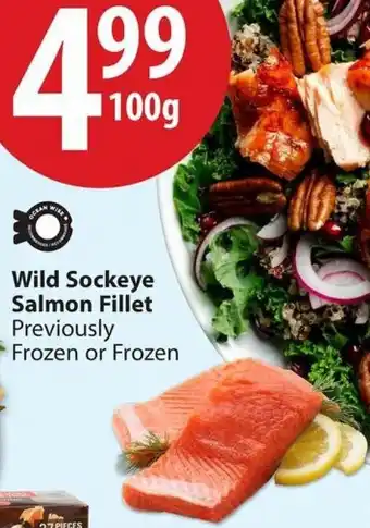 Save on Foods Wild Sockeye Salmon Fillet offer