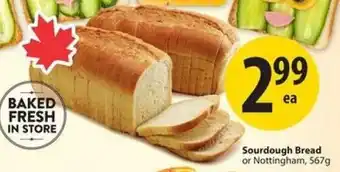 Save on Foods Sourdough Bread offer