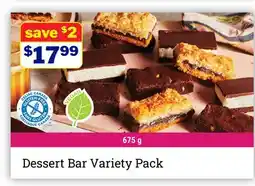 M & M Food Market Dessert Bar Variety Pack offer