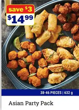 M & M Food Market Asian Party Pack offer
