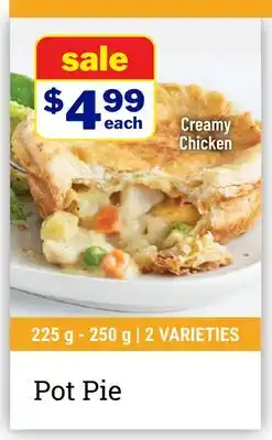 M & M Food Market Creamy Chicken Pot Pie offer