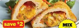 M & M Food Market Broccoli and Cheese Stuffed, Breaded Chicken offer