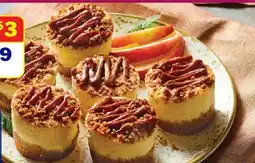 M & M Food Market Mini Apple Crisp Cheesecakes offer
