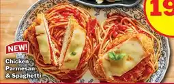 M & M Food Market Chicken Parmesan & Spaghetti offer