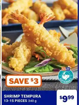 M & M Food Market SHRIMP TEMPURA offer