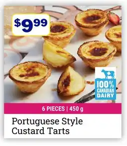 M & M Food Market Portuguese Style Custard Tarts offer