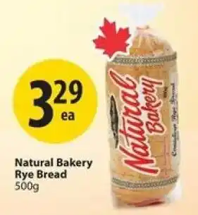 Save on Foods Natural Bakery Rye Bread offer