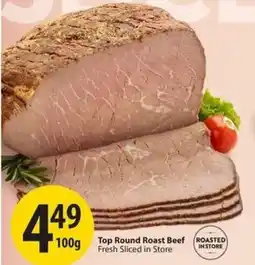 Save on Foods Top Round Roast Beef offer