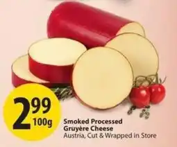 Save on Foods Smoked Processed Gruyère Cheese offer