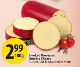 Save on Foods Smoked Processed Gruyère Cheese offer