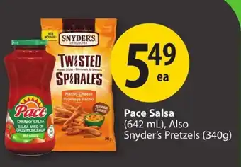 Save on Foods Snyder's Pretzels offer