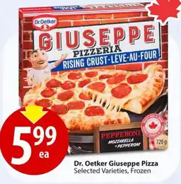 Save on Foods Dr. Oetker Giuseppe Pizza offer
