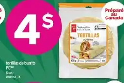 Maxi tortillas de burrito offer
