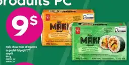 Maxi maki chaud miso et légumes ou poulet Bulgogi PC offer