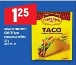 Maxi ASSAISONNEMENT OLD EL PASO offer