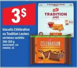 Maxi biscuits Célébration ou Tradition Leclerc offer