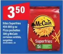 Maxi frites Superfries offer