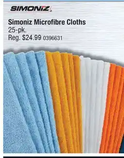 PartSource Simoniz Microfibre Cloths offer