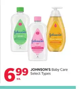 Rexall JOHNSON'S Baby Care offer