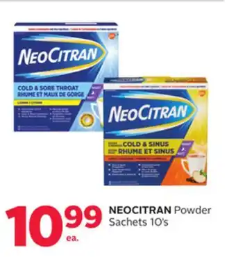 Rexall NEOCITRAN Powder Sachets 10's offer