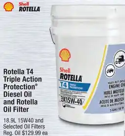 PartSource Rotella T4 Triple Action Protection Diesel Oil offer