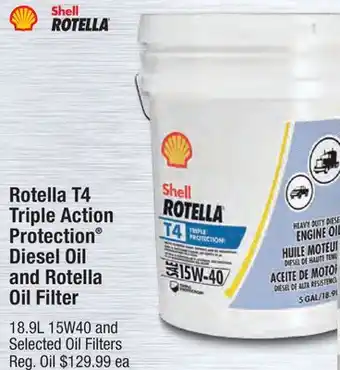 PartSource Rotella T4 Triple Action Protection Diesel Oil offer