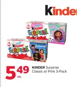 Rexall KINDER Surprise Classic or Pink offer