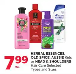 Rexall HERBAL ESSENCES, OLD SPICE, AUSSIE Kids or HEAD & SHOULDERS Hair Care offer