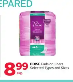 Rexall POISE Pads or Liners offer